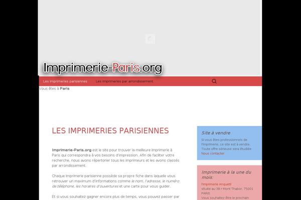 imprimerie theme websites examples