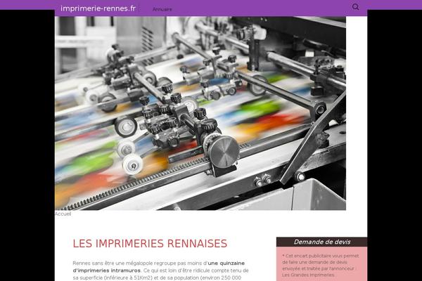 Twenty Thirteen theme site design template sample