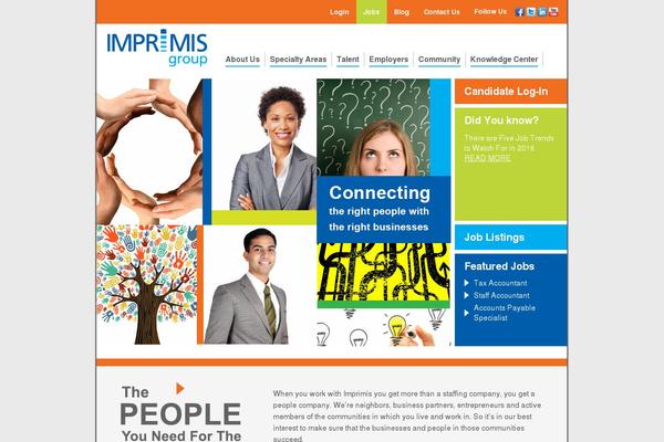 imprimis theme websites examples