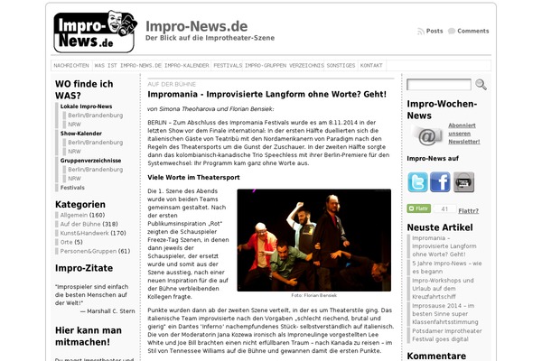WordPress website example screenshot