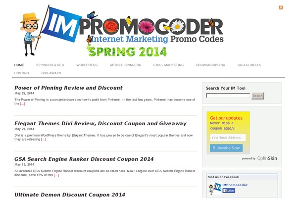 impromocoder.com site used Promocoder