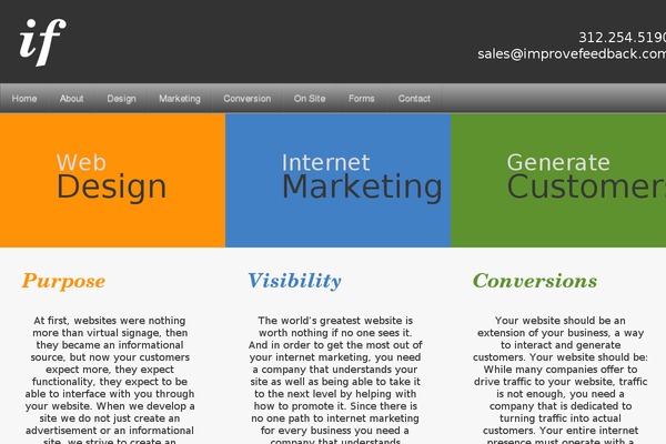 WordPress website example screenshot