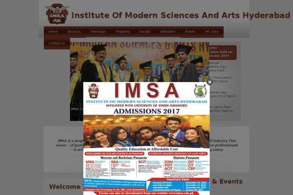 imsa.edu.pk site used Imsa