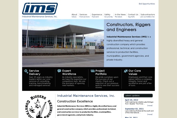 imscontracting.com site used Constructors-riggers-engineers