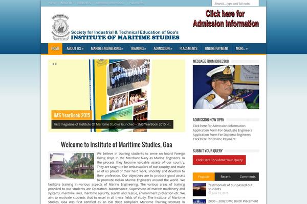 WordPress website example screenshot