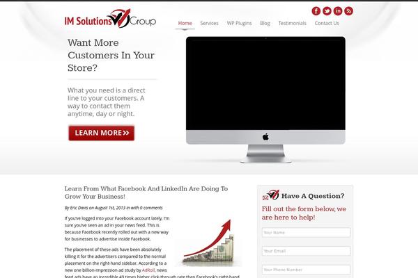 WordPress website example screenshot