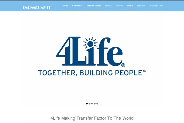 WordPress website example screenshot