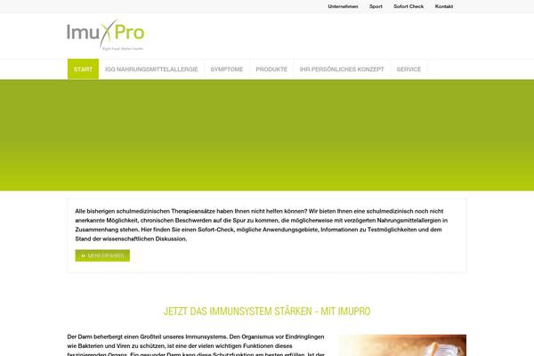 imupro.de site used Imupro-child