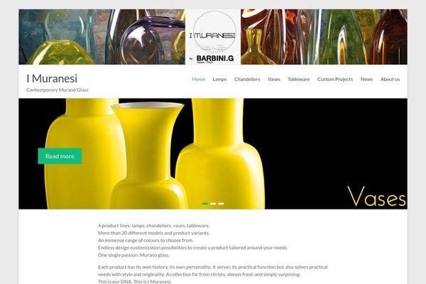 Spacious theme site design template sample