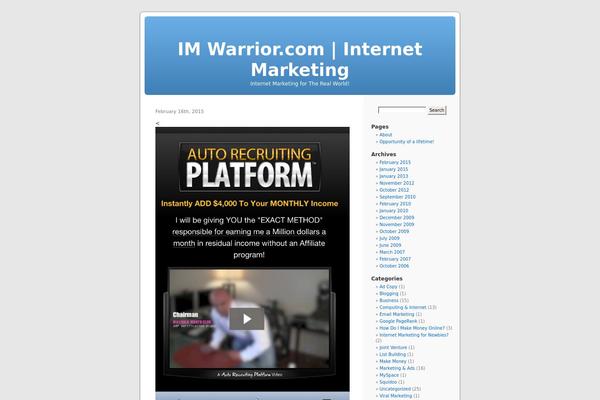 Default theme site design template sample