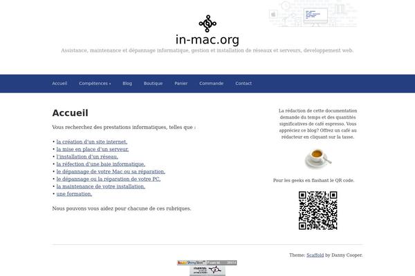 in-mac.org site used Scaffoldchild