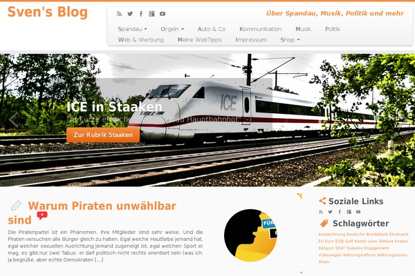 Customizr theme site design template sample