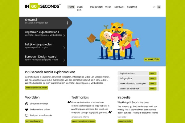 in60seconds.nl site used Oneminute