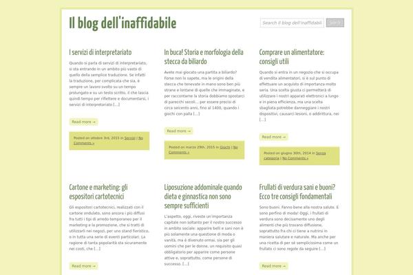 Greenleaf theme site design template sample