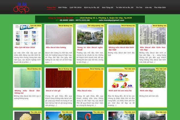 WordPress website example screenshot