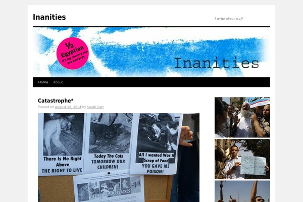 Twenty Ten theme site design template sample