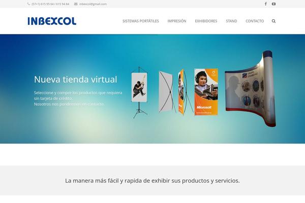 Impreza theme site design template sample