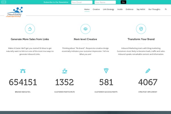 WordPress website example screenshot