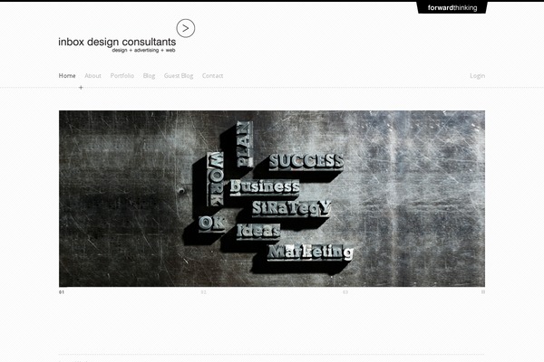 Infinite theme site design template sample