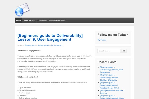 WordPress website example screenshot