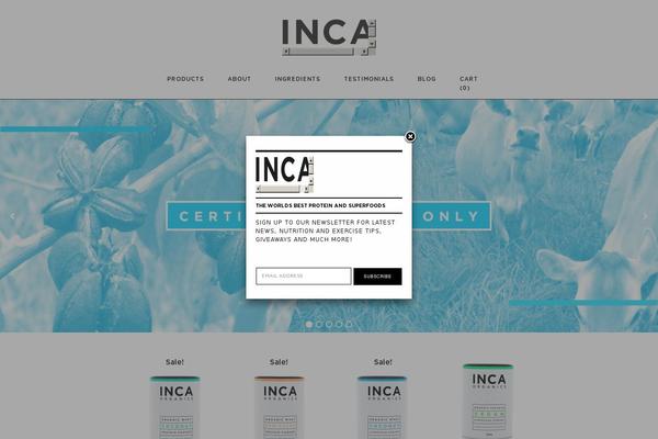 incaorganics.com.au site used Inca-organics