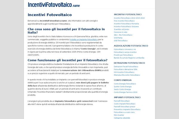 incentivifotovoltaico.name site used Fv2