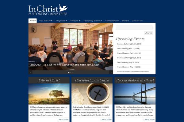 NonProfit theme site design template sample