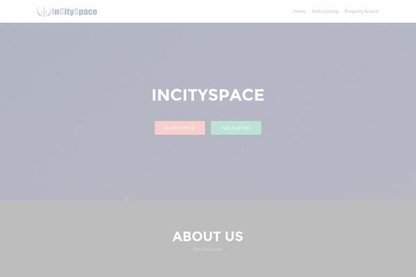 incityspace.com site used Zerif Pro