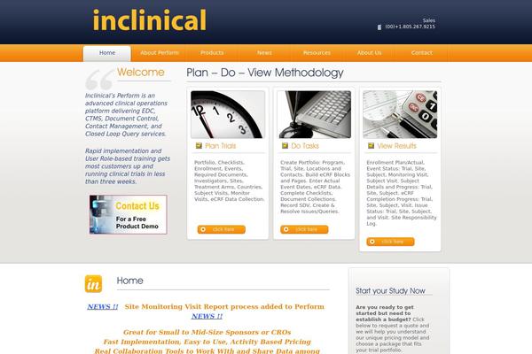 inclinical.com site used Theme1065