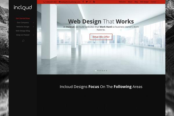 Divi theme site design template sample