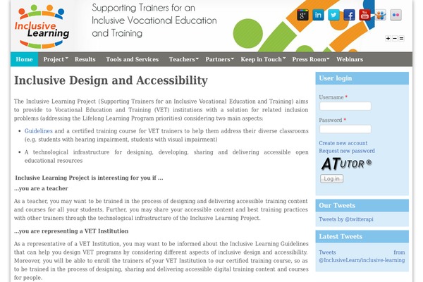 inclusive-learning.eu site used Handbook1a