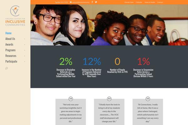 Divi theme site design template sample