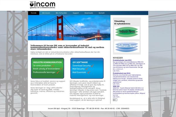 Incom theme websites examples