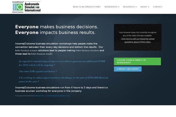 income-outcome.com site used Incomeoutcome