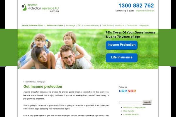 incomeprotectioninsuranceau.com.au site used Teknium