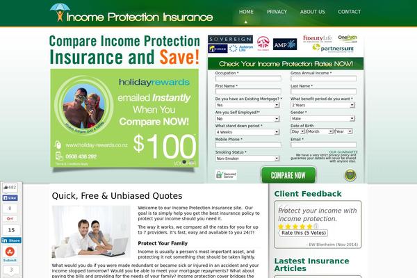incomeprotectioninsurancenz.co.nz site used Outsource