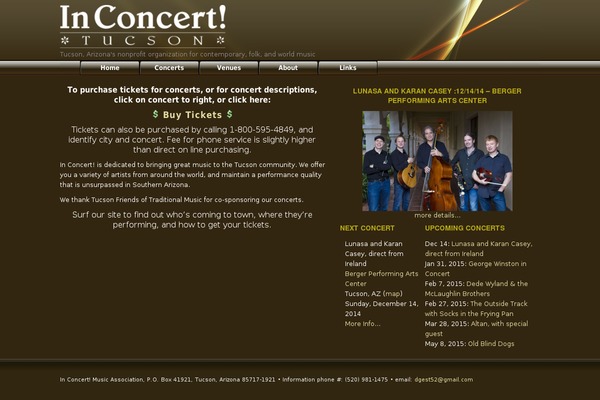 inconcerttucson.com site used Brownline-mod