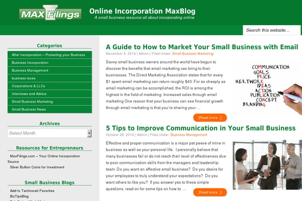 incorporation-e.com site used Maxfilings-genesis