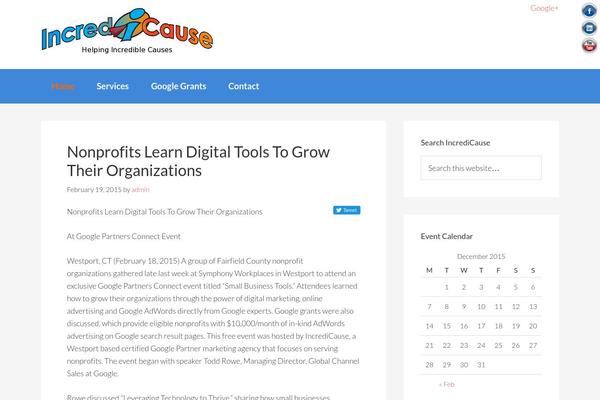 Genesis theme site design template sample