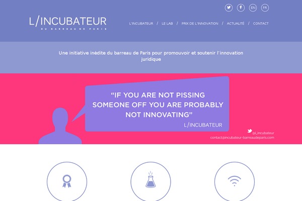 incubateur-barreaudeparis.com site used Incubateur