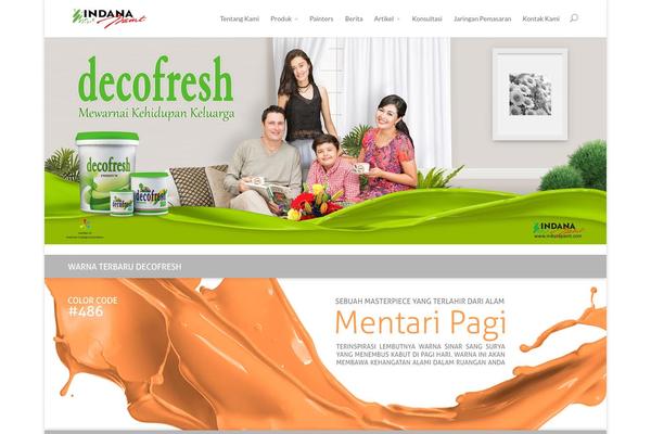 Divi theme site design template sample