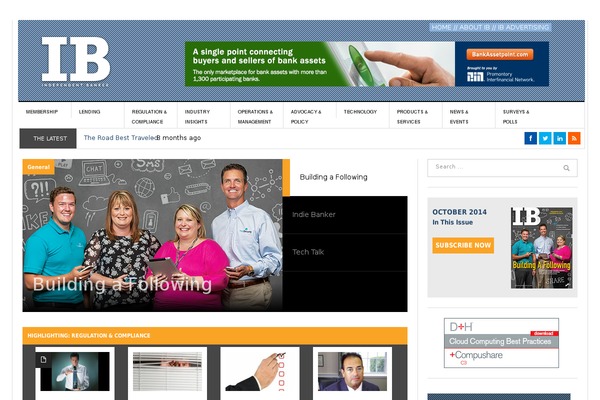 independentbanker.org site used Dw-focus_1.0.3_theme