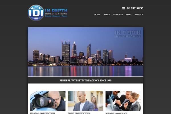 indepthinvestigations.com.au site used Webfirmbronze