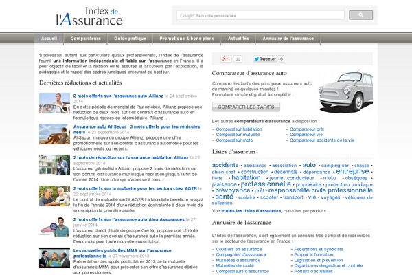 WordPress website example screenshot