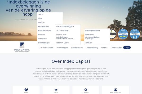 indexcapital.nl site used Indexcapitalthemewp