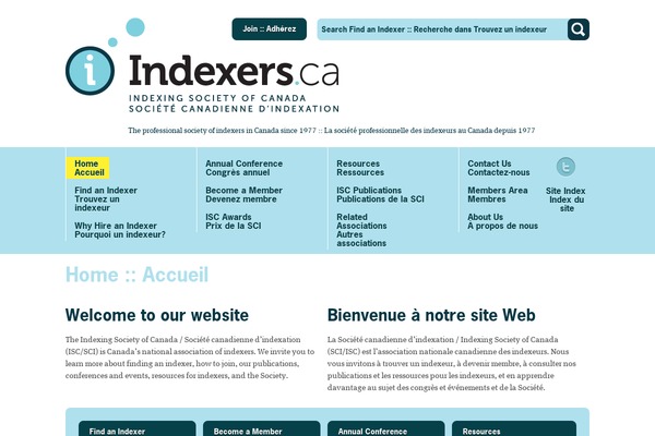 indexers.ca site used Indexers