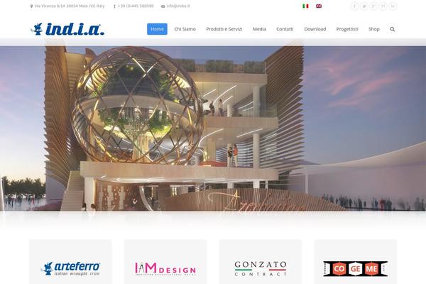 The7 theme site design template sample