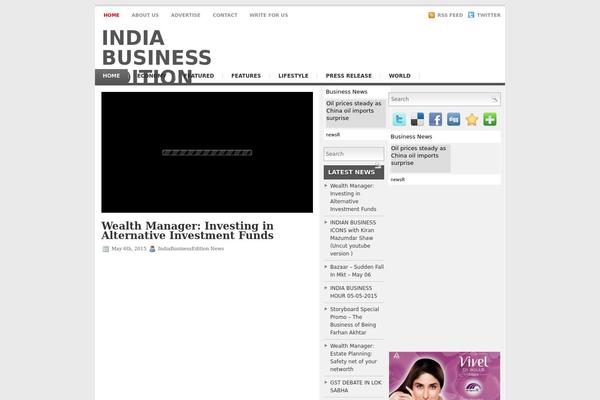 indiabusinessedition.com site used Wire News