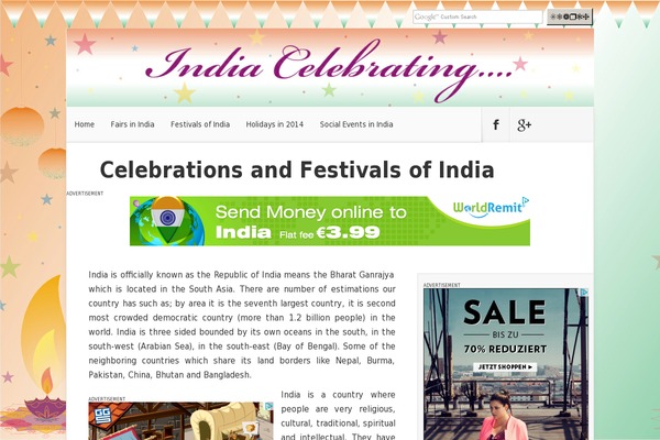 WordPress website example screenshot