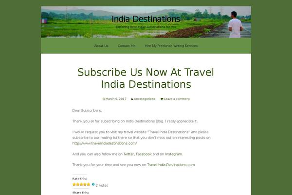 WordPress website example screenshot